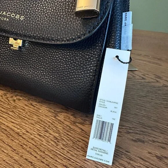 NWT! New! Marc Jacobs Boho Grind Shoulder Bag - Black - Picture 13 of 16